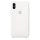 Apple iPhone XS Silicone Case White - 449538 - zdjęcie 2